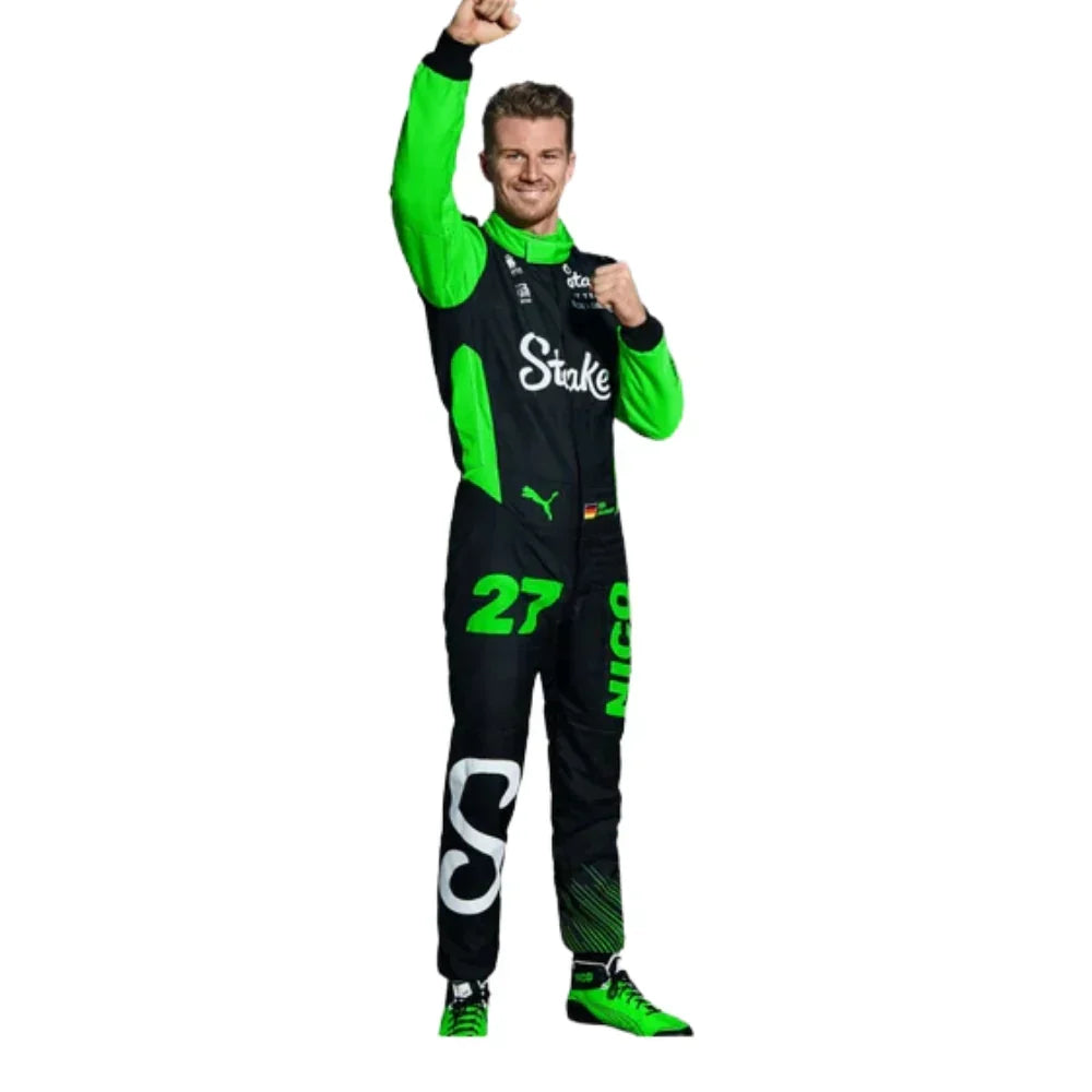 Nico Hulkenberg 2025 Kick Sauber F1 Inspired Race Suit | Fine Racegear - Fine Racewears
