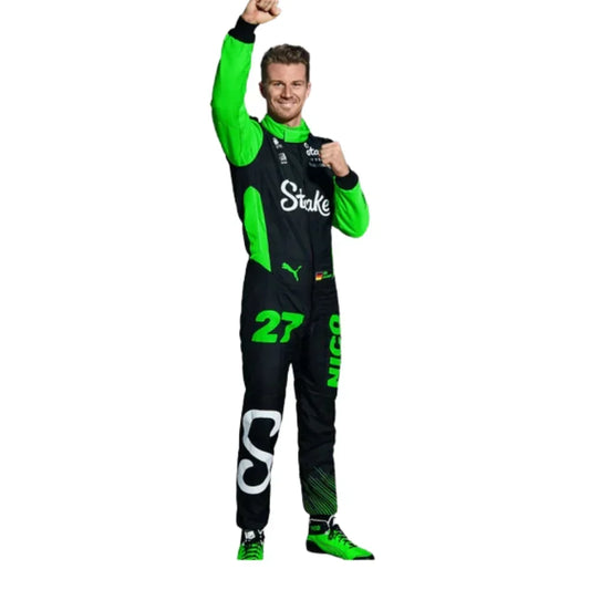 Nico Hulkenberg 2025 Kick Sauber F1 Inspired Race Suit | Fine Racegear - Fine Racewears