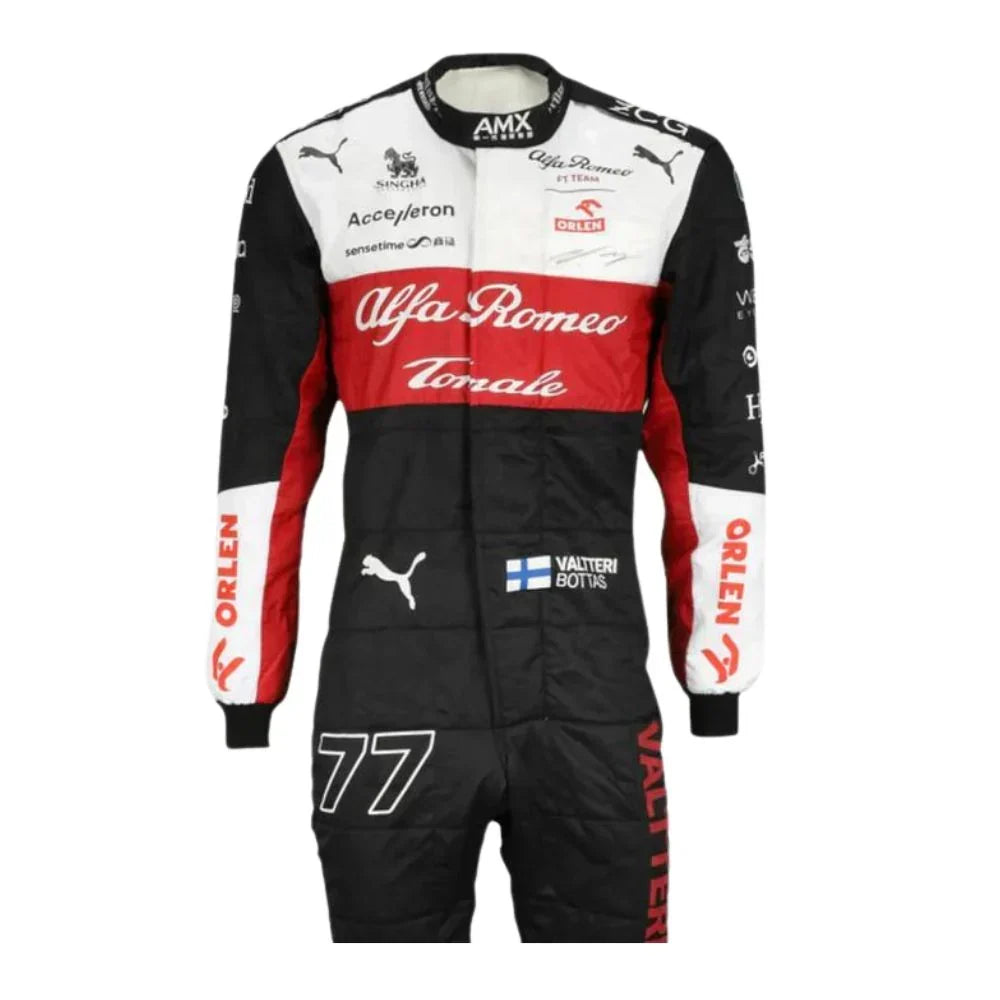 2022 Valtteri Bottas Alfa Romeo F1 Race Suit - Fine Racewears