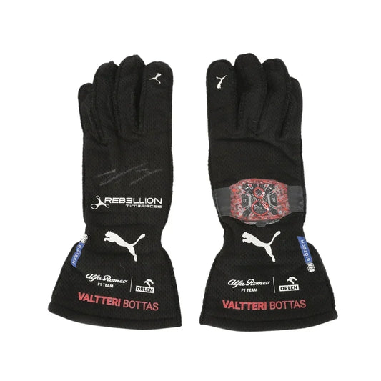 2022 Valtteri Bottas Alfa Romeo F1 race gloves - Fine Racewears