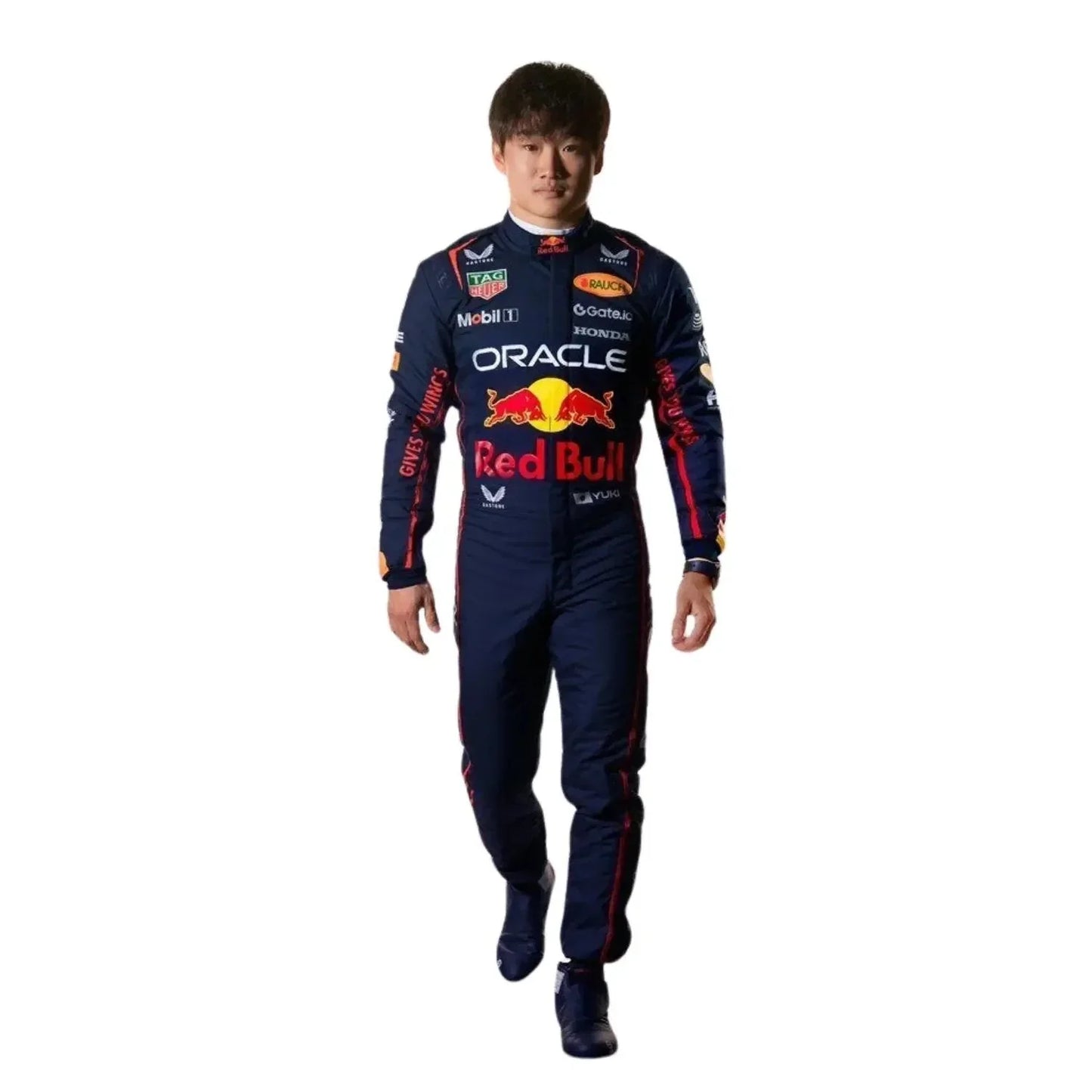 2025 Yuki Tsunoda Abu Dhabi GP F1 Racing Suit | Fine Racegear - Fine Racewears
