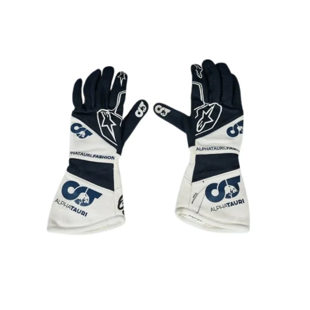2022 Yuki Tsunoda Alphatauri F1 Race Gloves - Fine Racewears