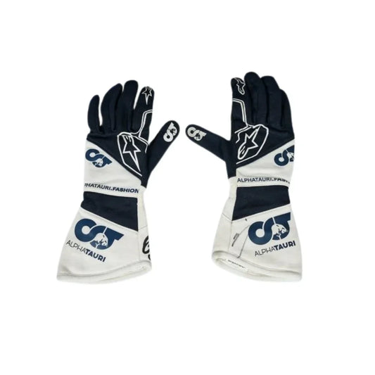 2022 Yuki Tsunoda Alphatauri F1 Race Gloves - Fine Racewears