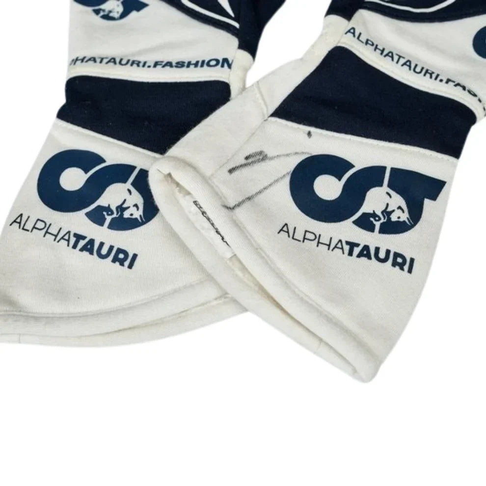 2022 Yuki Tsunoda Alphatauri F1 Race Gloves - Fine Racewears