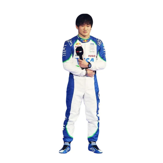2025 Yuki Tsunoda VISA RB F1 Race Suit - Fine Racewears