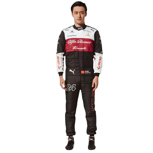 2022 Zhou Guanyu Alfa Romeo F1 Race Suit - Fine Racewears