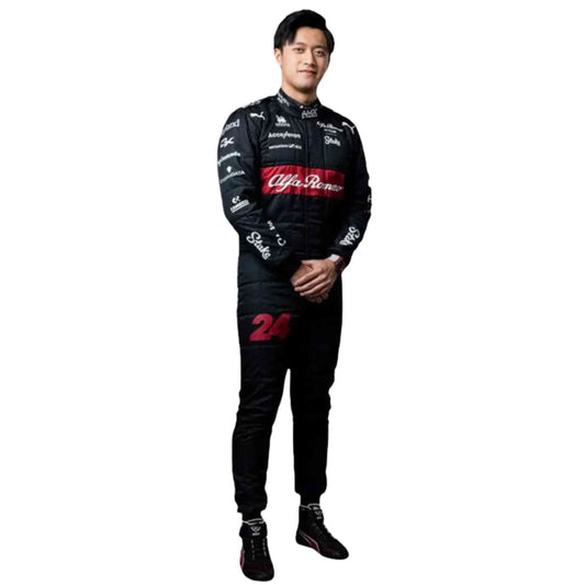 2023 Zhou Guanyu Alfa Romeo F1 Race Suit - Fine Racewears