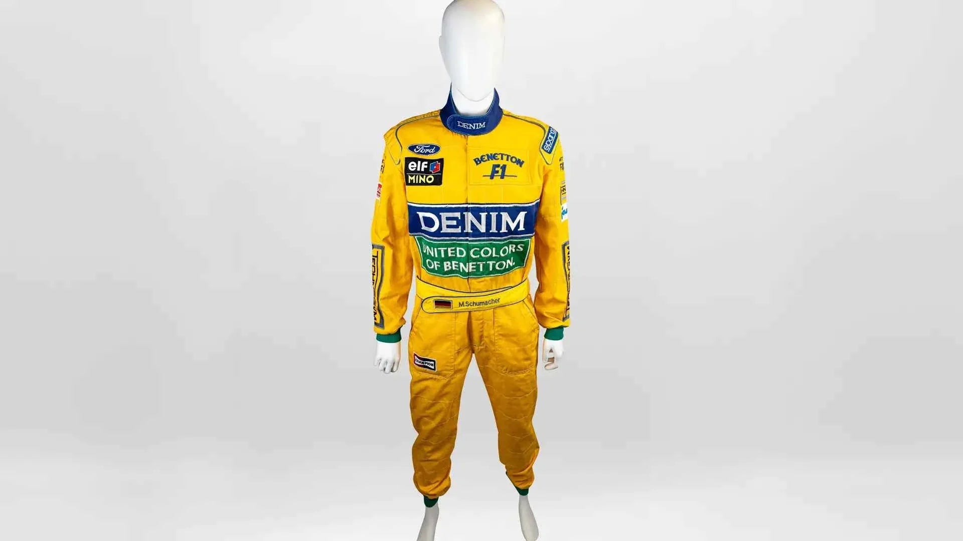 Michael Schumacher 1991 F1 Team Embroidery Replica Race Suit