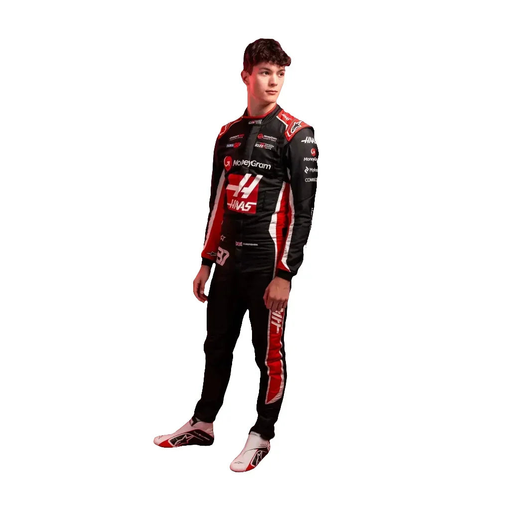 Oliver Bearman 2025 Haas F1 Inspired Race Suit | Fine Racegear - Fine Racewears