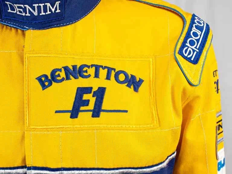Michael Schumacher 1991 F1 Team Embroidery Replica Race Suit