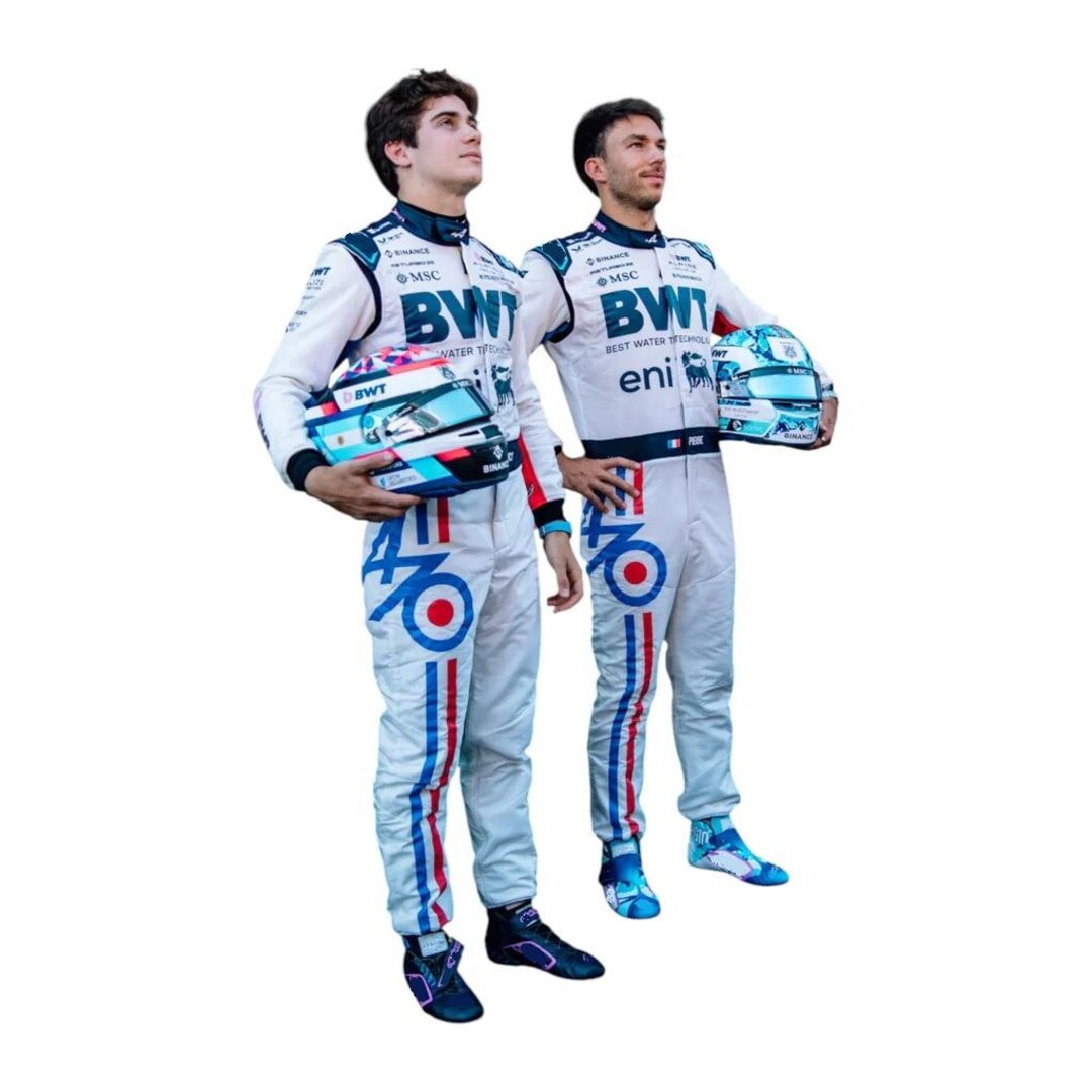 2025 Pierre Gasly Spanish GP celebrate 70 years Race Suit - Fine Racewears