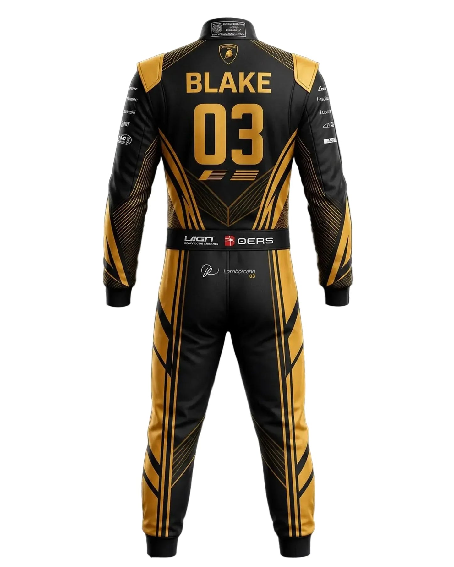Handmade Go Kart Racing Suit - Fine Racewears