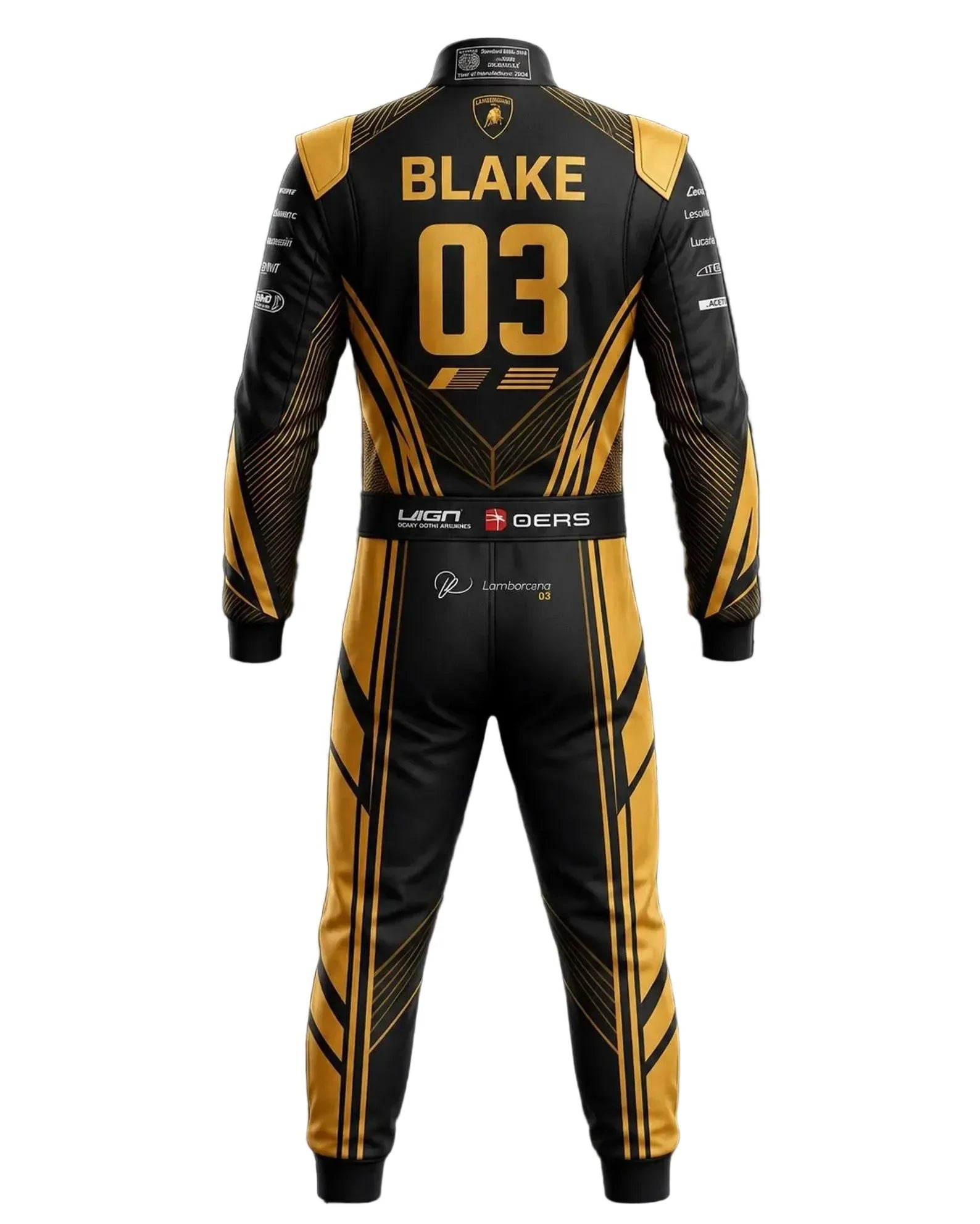 Handmade Go Kart Racing Suit - Fine Racewears