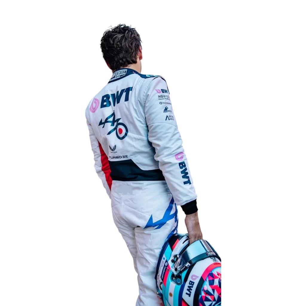 2025 Pierre Gasly Spanish GP celebrate 70 years Race Suit - Fine Racewears
