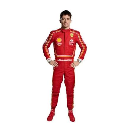 Charles Leclerc 2024 Ferrari F1 Inspired Race Suit | Fine Racegear - Fine Racewears