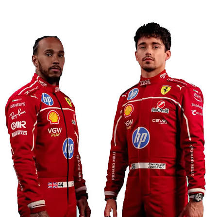 Lewis Hamilton 2025 Ferrari F1 Inspired Race Suit | Fine Racegear - Fine Racewears