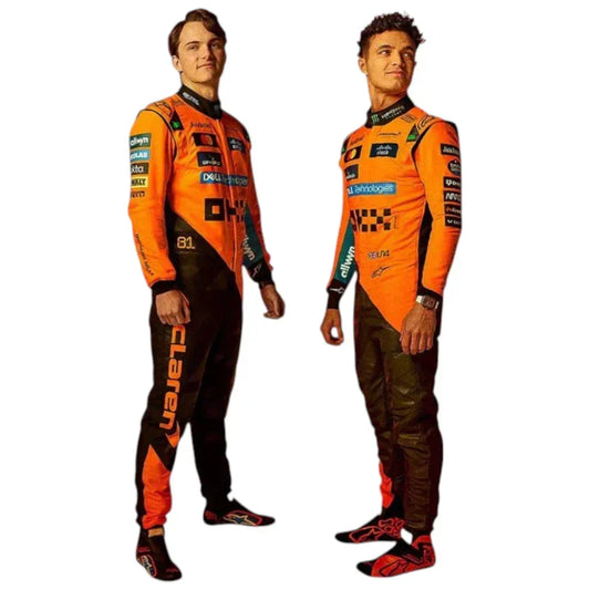 New 2025 Oscar Piastri McLaren F1 Race Suit - Fine Racewears