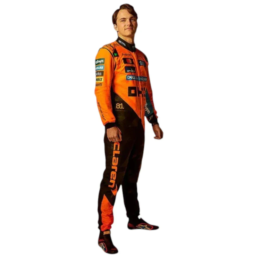 New 2025 Oscar Piastri McLaren F1 Race Suit - Fine Racewears