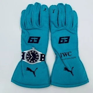 2024 George Russell Mercedes F1 Race Gloves - Fine Racewears