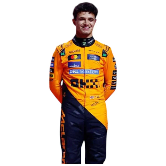 Lando Norris 2025 McLaren F1 Inspired Race Suit | Fine Racegear - Fine Racewears