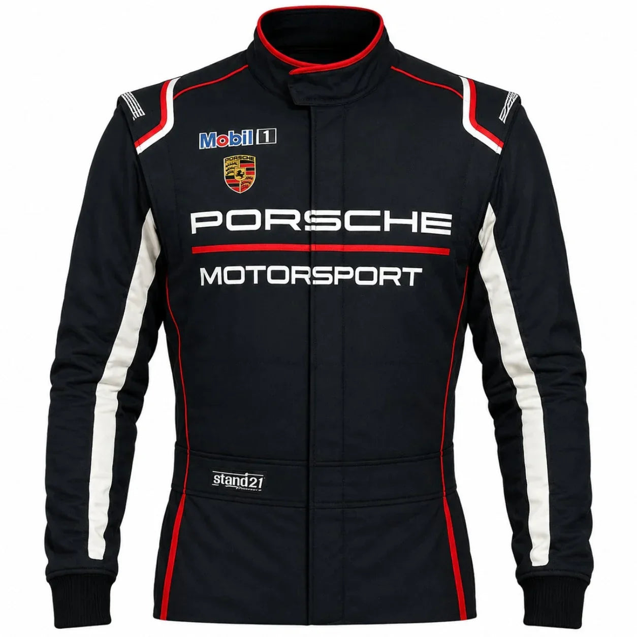 Porsche Motorsport Race Suit La Couture Hybrid, black - Fine Racewears